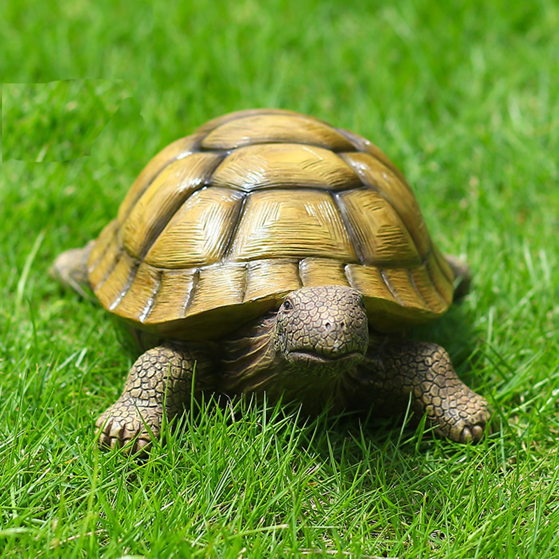 Marine Fish Tank - Cute Decorative Turtle Resin Tortoise Outdoor