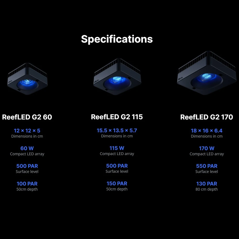 RedSea ReefLED G2 60/115/170 N - Reef Lighting review and price