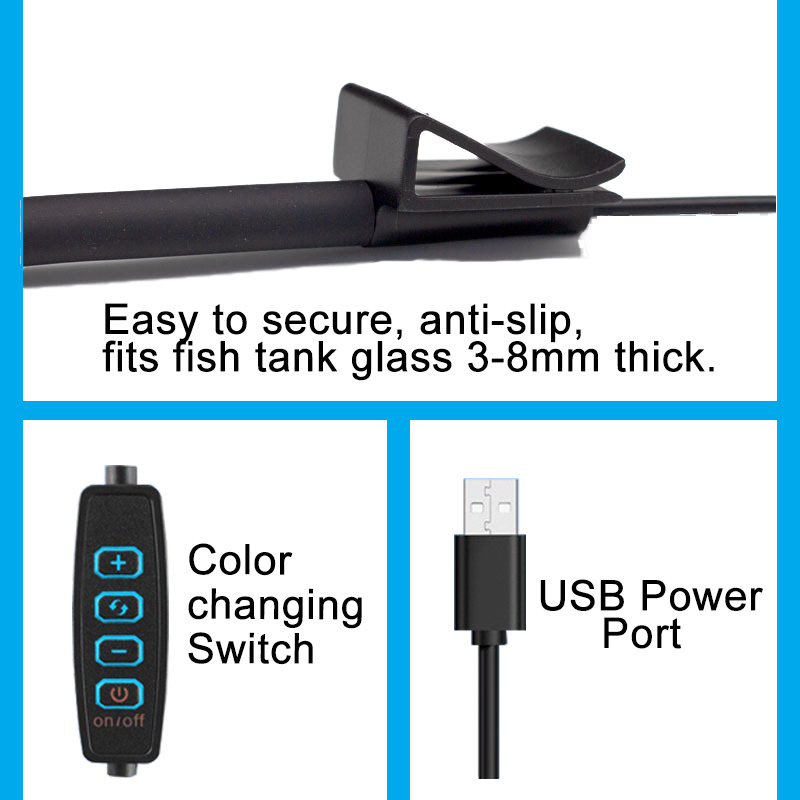USB Aquarium LED Lamp Fish Tan - Aquarium Marine Lights review and price