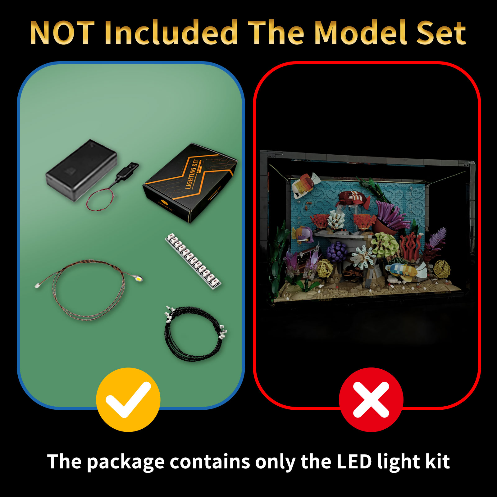 LYBMTWF LED Lighting Kit Compa - Aquarium Marine Lights review and price