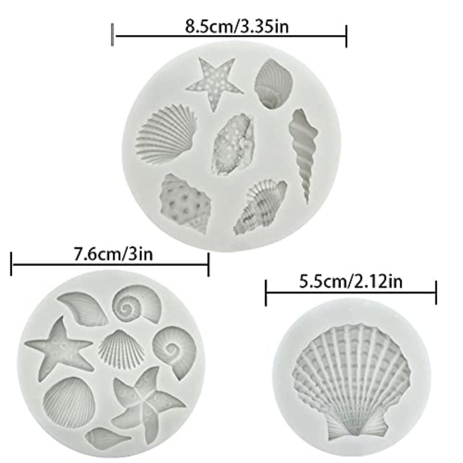3 PCS Marine Theme Cake Fondan - Marine Coral review and price