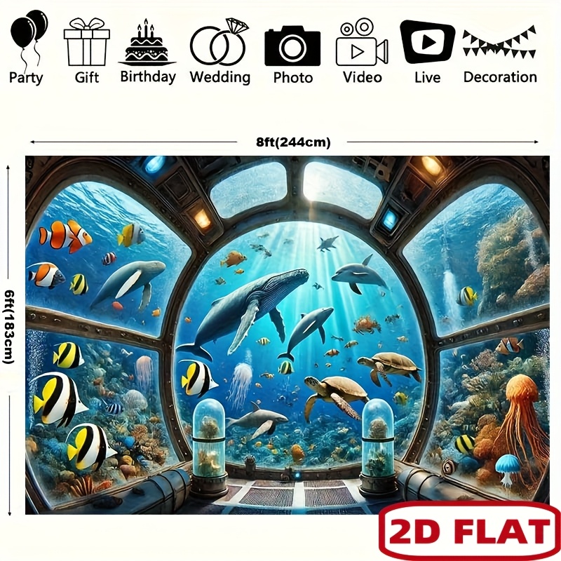 Underwater Submarine Window Wh - Ocean Aquarium review and price