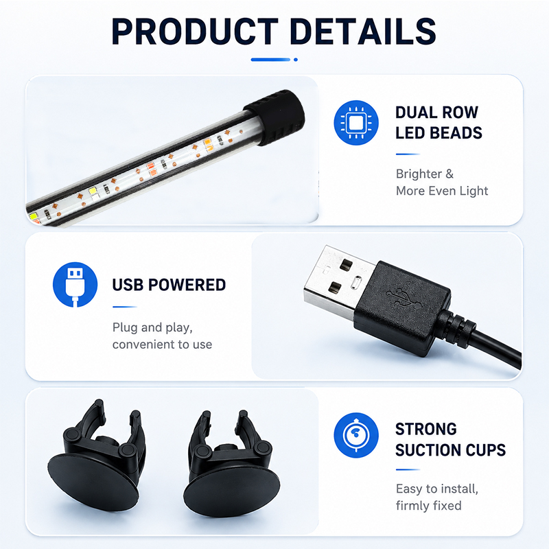 18-58cm USB Full Spectrum Aqua - Aquarium Marine Lights review and price