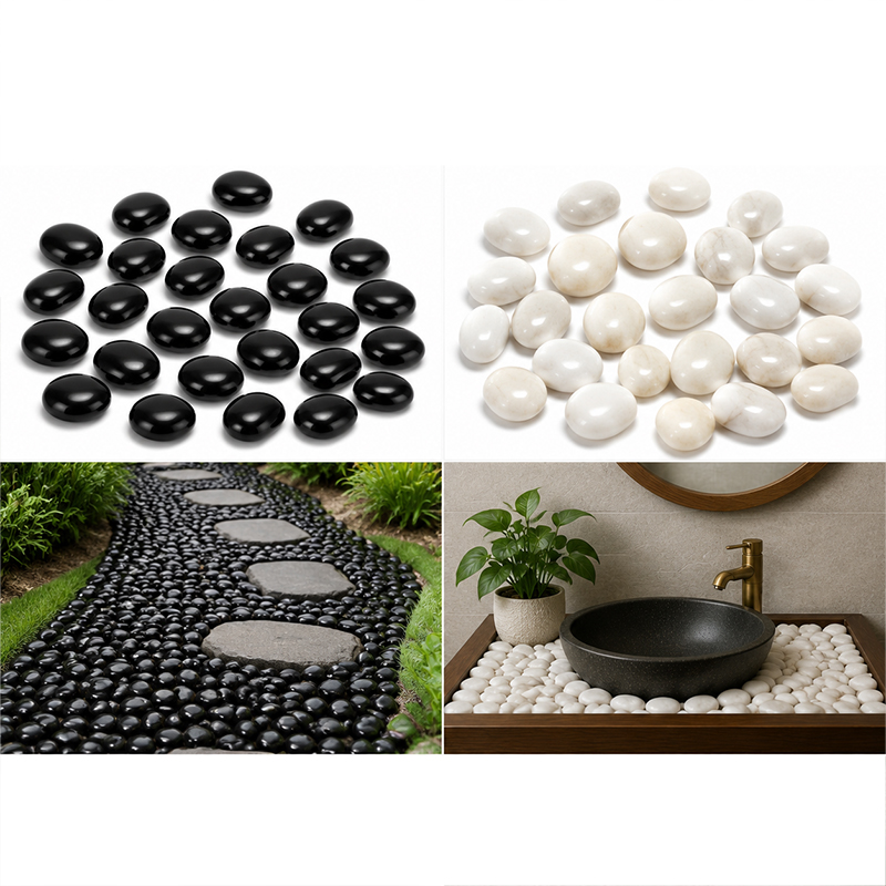 White&Black Polished River Roc - Ocean Aquarium review and price