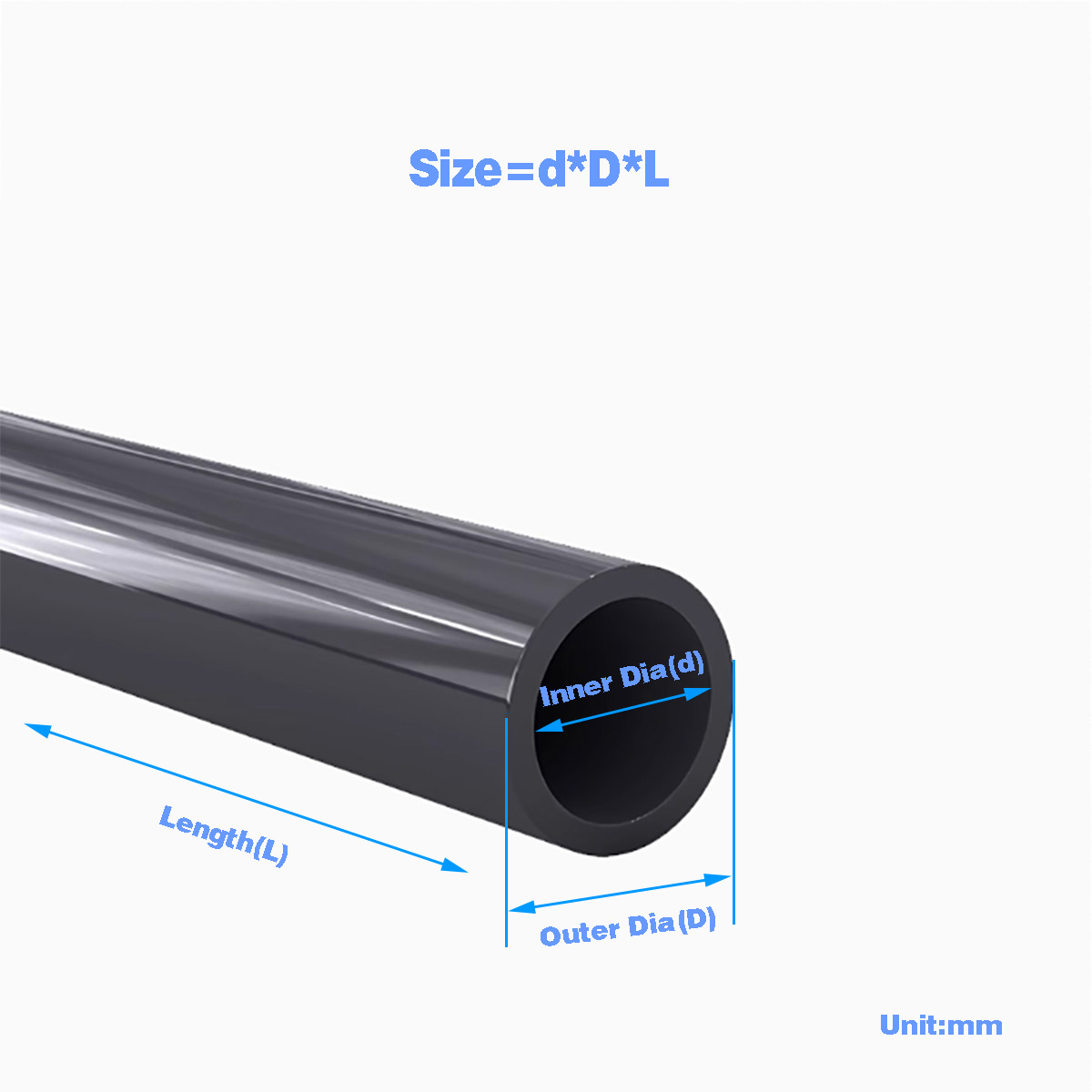 Black PVC Plastic Pipe Hollow  - Ocean Aquarium review and price