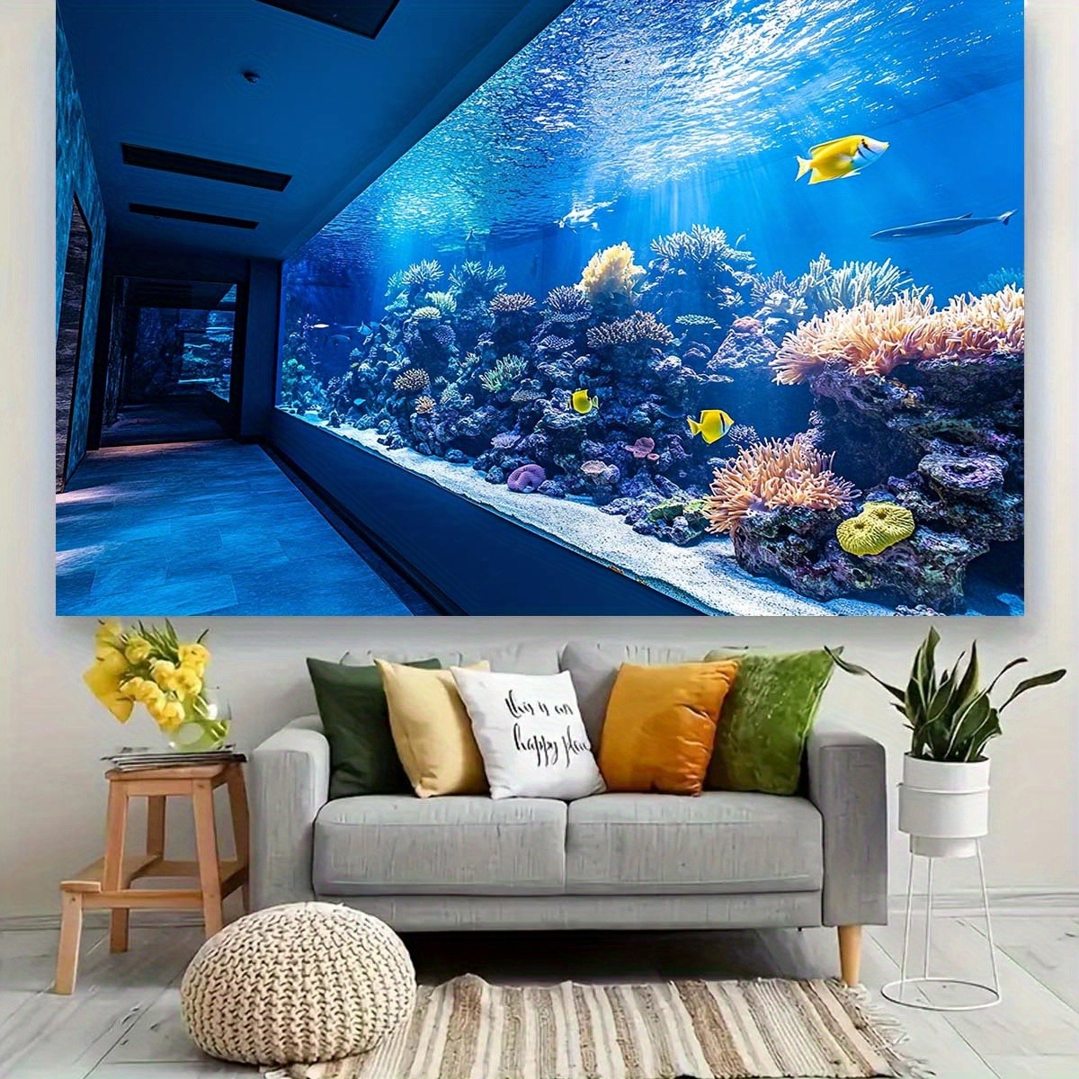 Vibrant Underwater Aquarium Ta - Reef Aquarium review and price