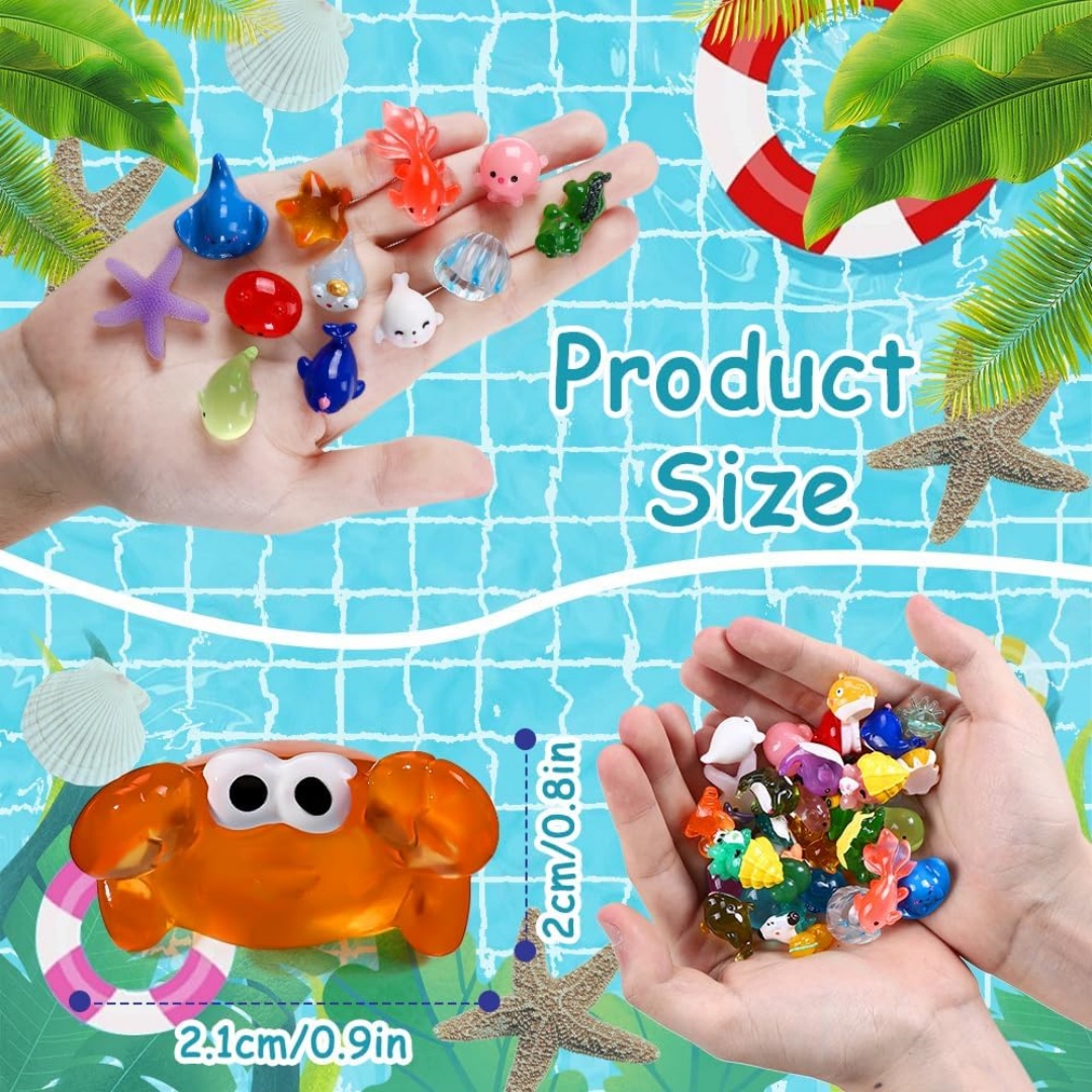 Mini Ocean Animals Resin Figur - Aquarium Marine World review and price