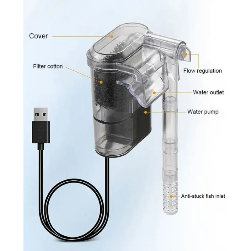 New Suspended Filter For Fish  - Reef Tank Filter review and price