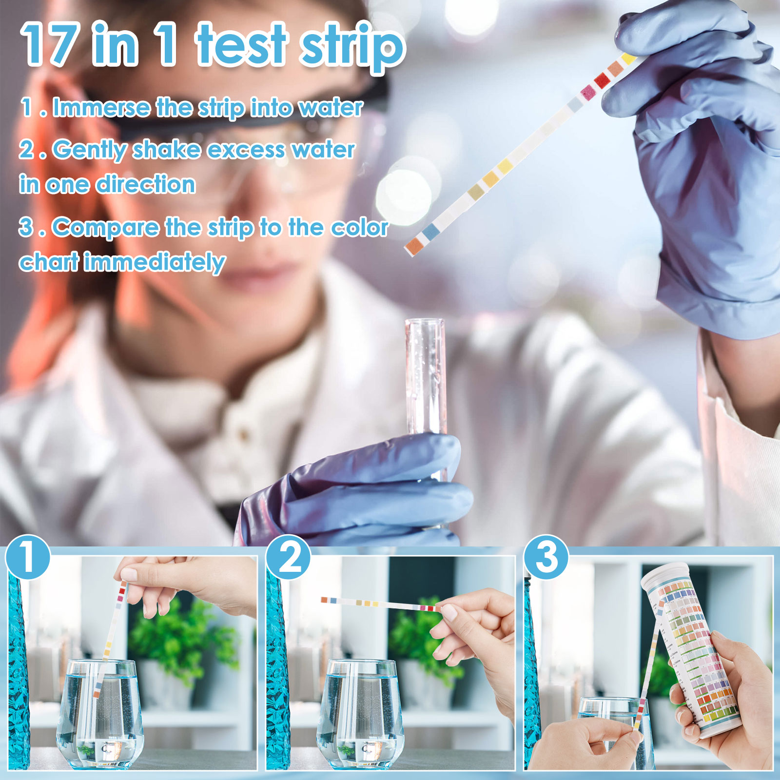 5-17 in 1 Aquarium Test Strips - Saltwater Tank review and price